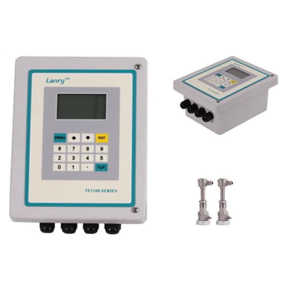 High Accuracy Transit Time Ultrasonic Flow Meter , Insertion Ultrasonic Flow