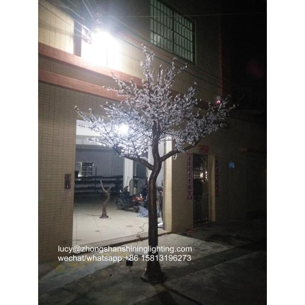 outdoor artificial trees with lights