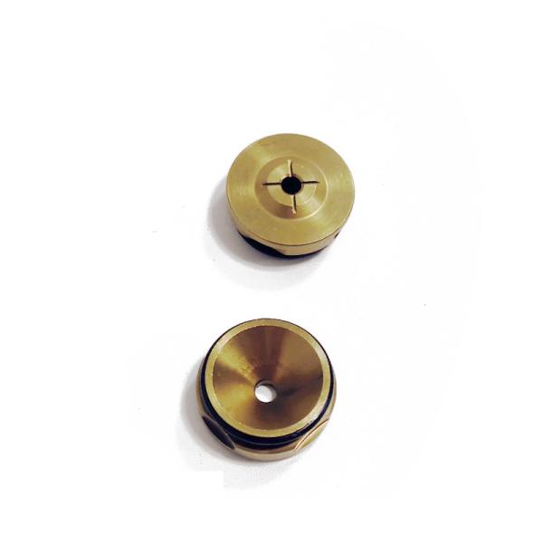 Small Hole Pressure Foot Disk Insert Golden Steel For CNC Hitachi Drilling Machine