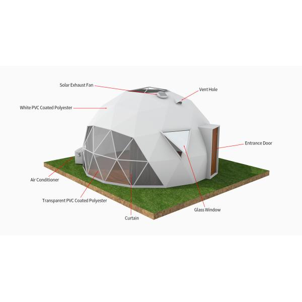 Customized Size Transparent Geodesic Dome Tent Platsic Bubble Igloo