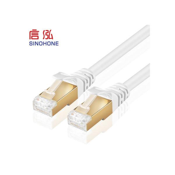 Bulk Shielded CAT5E Ethernet Cable , CAT 7 Bulk Flat Ethernet Cable
