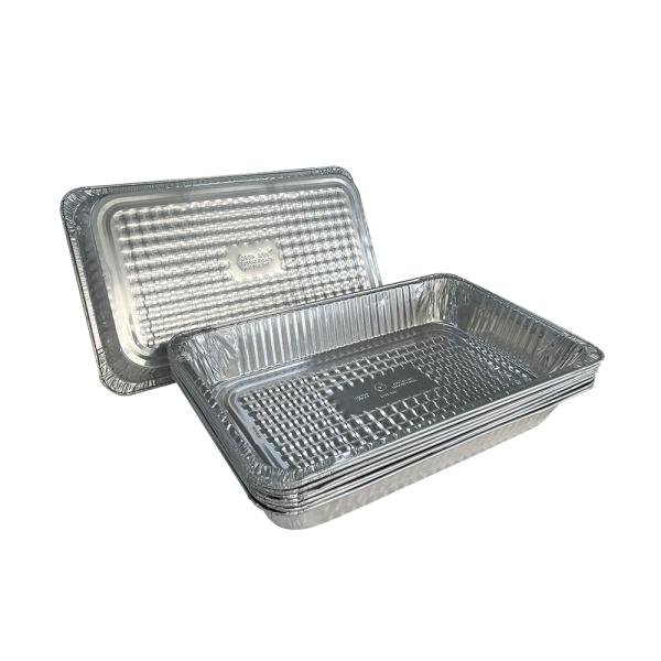 Half Size Aluminium Container for Food Packaging Custom Order Pulp Moulding Process