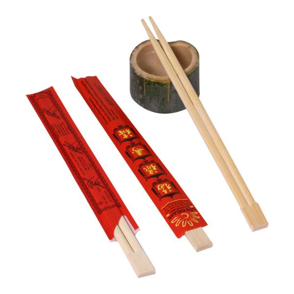 Handcrafted Tableware Disposable Bamboo Chopsticks Sushi Custom Sleeves