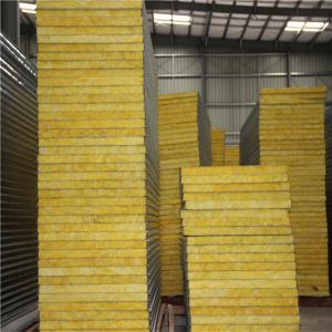 Quality hotel use and 50mm greywhite sandwich panel material prefab glass wool sandwich panel house for sale