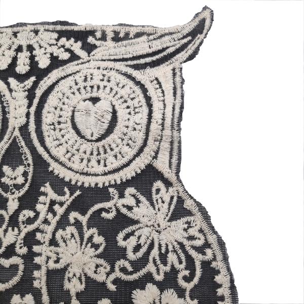 Sequin Lace 3D Owl Iron On Patch , Cat Embroidered Iron On Appliques Handmade