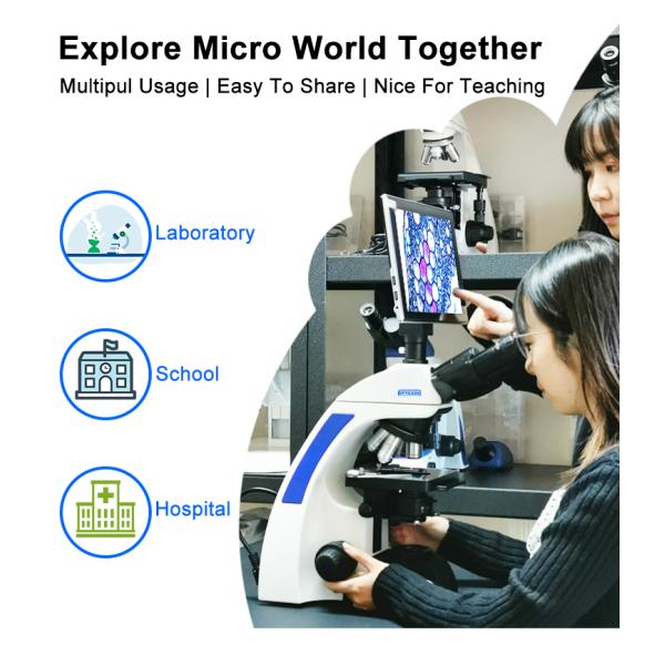 1000X 5.0M Resolution 9.7" Portable Lcd Digital Microscope