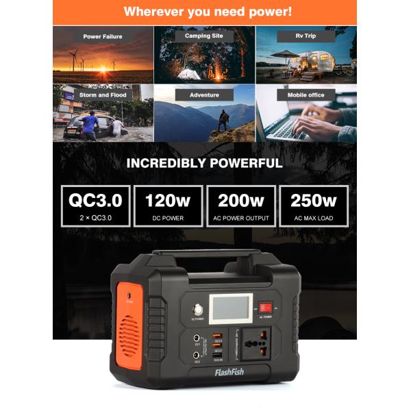 UN38.3 Off Grid PV System 220V AC Portable Power Station Explorer