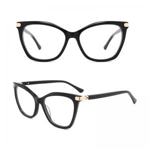 Quality CatEye Shape Acetate Frame Glasses , 180 Degree Flexible Hinge Glasses for sale