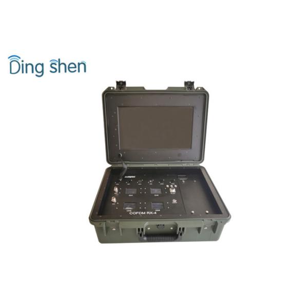 4 Channels COFDM Wireless Portable Diversity HD Resolution Uav Video Receive