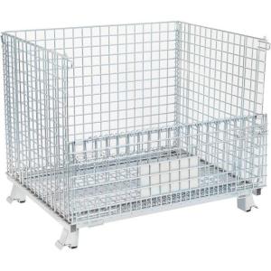 Quality Durable Wire Mesh Container Foldable Portable Mesh Pallet Cages for sale