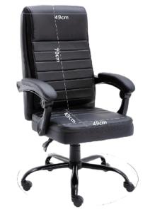 Quality Multi-Function Mechanism Ergonomic Gaming Desk Chair With High-rebound PU Armrests And Backrest 320mm Chrome Base With Nylon Casters for sale