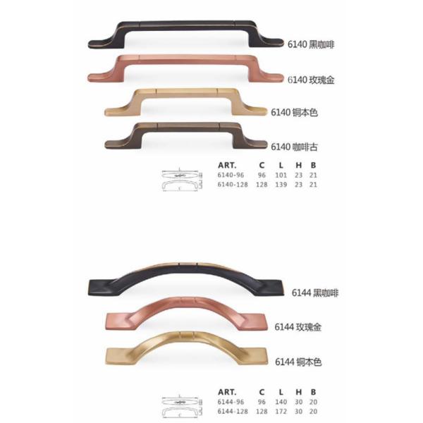 Simple Wardrobe Cabinets Brass Handle Hardware Natural Color