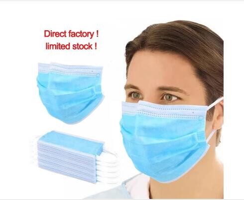 Anti Virus 3 Layer Face Mask Eco Friendly Personal Daily Use 17.5x9.5cm