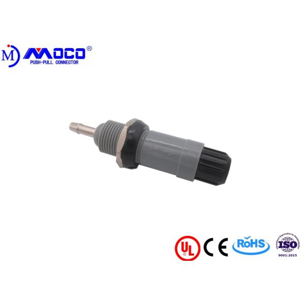 Black Nut Custom Cable Connection Plastic Gas Path For Blood Pressure
