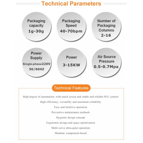 Automatic Multilane 4 Side Seal Sachet Protein Powder Packaging Filling Machine Pouch Colagen Powder Machine