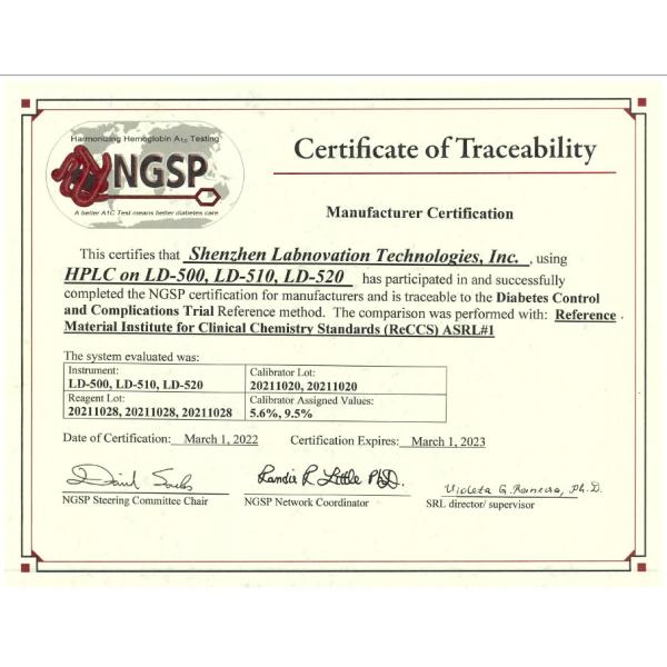 Smart Auto Hematology Analyzer Fully Automatic HPLC HbA1c Test Analyzer