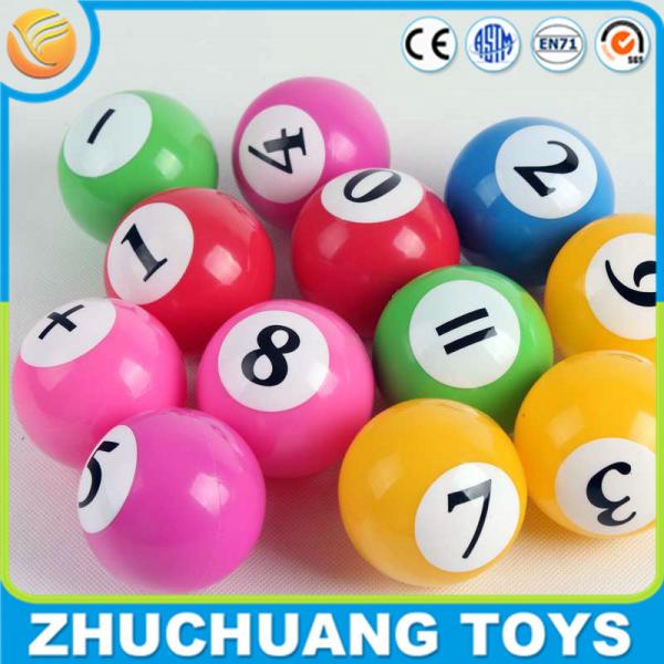 Buy Small print balls children number education toys at wholesale prices