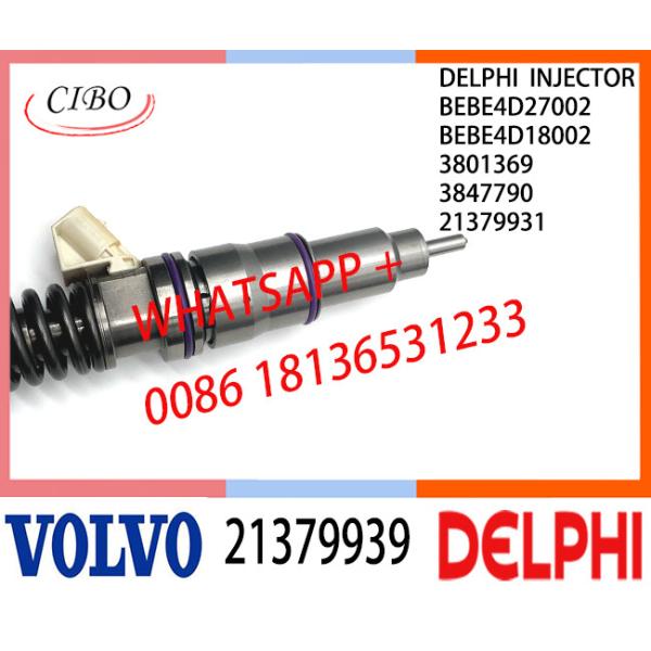 21379939 BEBE4D27002 Fuel Diesel Injector 21379939 BEBE4D27002 BEBE4D18002 3801369 3847790 E3.18/E3 for VOL PENTA MD13