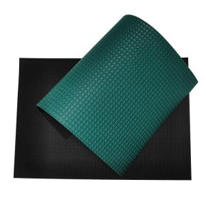 Quality Green Color PVC Flame Resistant Mat Antistatic Floor Mat For Workshop for sale