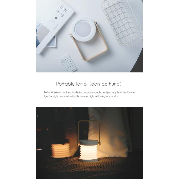 Foldable Lantern Style Table Lamps Indoor Work Light Bedside Lantern