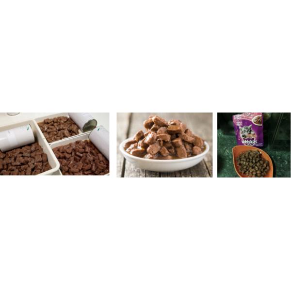Fully Automatic Wet Pet Dog / Cat Food Making Machine