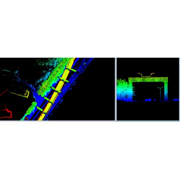 Bridge Surveying Mobile Mapping Solution HESAI Mechanical LiDAR Geosun gAirHawk Series GS-130X