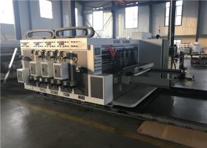 Quality Reliable Corrugated Carton Machine / Die Cutting Machine Lead Edge Feeder Type for sale