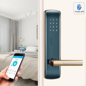 Quality FCC Apartment Smart Door Lock Zinc Alloy Smart Digital Door Locks for sale