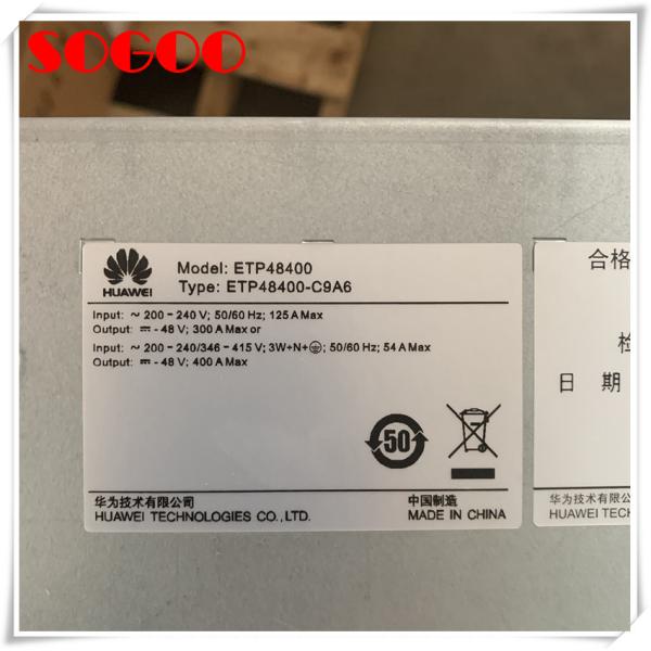 Huawei ETP48400-C9A6 with Rectifier R4850S1 Monitoring Module SMU02B