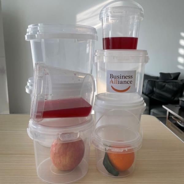 Transparent 20L Plastic Pail The Customization Partner for Your Product