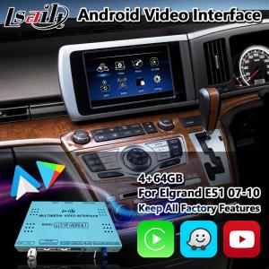 China Lsailt Android Nissan Multimedia Interface for Elgrand E51 Series 3 2007-2010 on sale