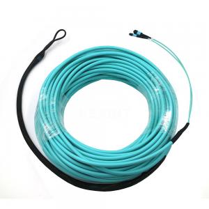 Quality FTTH MPO To MPO Fiber Cable Customized Length With Pulling Eye for sale