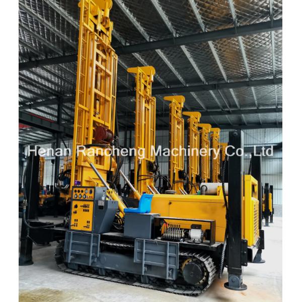 Diesel Engine Multi-Functional Water Well Drilling Rig Crawler Mounted Machines With 118KW Yuchai Engine