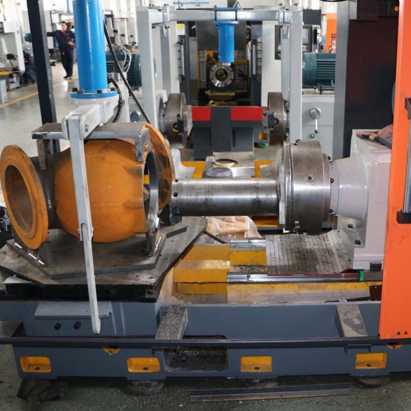 Fire Hydrants Valves Pipe Fittings Single Sided CNC Boring Milling Machine Lathe