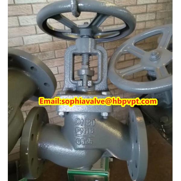 valve body GG25 PN16 cast iron globe valve