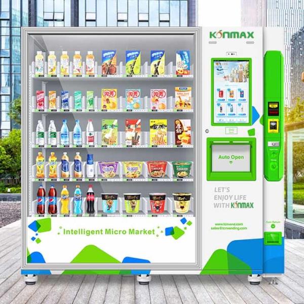Amusement Automatic Beverage Beer Box Snack Vending Machine Mumbai With Robot