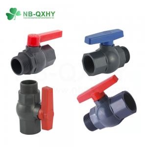 China Manual Driving Mode PVC/PP/Plastic Compact Union Ball Valve for Irrigation Water Supply on sale