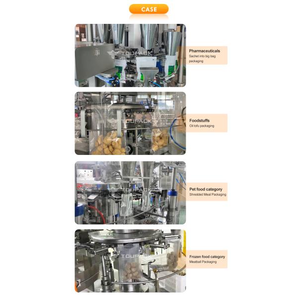 Dishwasher Tablets Packing Machine Automatic Dishwasher Capsule Premade Pouch Packing Machine