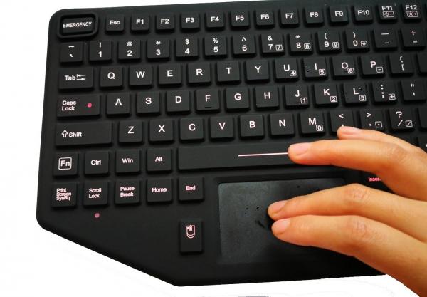 Buy Enclosed 88-key USB military keyboard with integrated touchpad, military level keyboard at wholesale prices