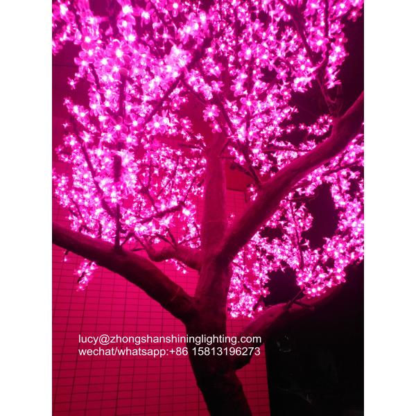 outdoor artificial trees with lights