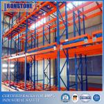 Fast Picking Process Push Back Racking System With Extended Lifespan