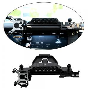 China Mechanical Style 6 Gang Switch Panel with Phone Holder and Center Console Bracket on sale