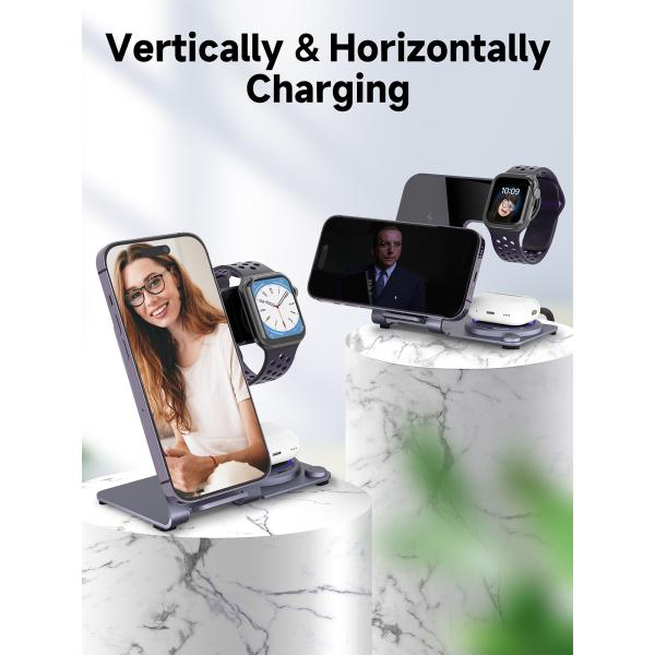 3 In 1 Metal Wireless Charging