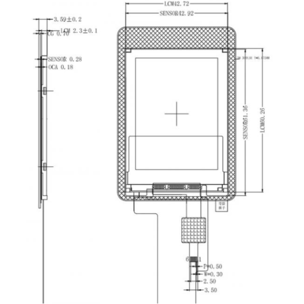 Sunlight Readable 2.4 Inch IPS TFT LCD Display with SPI Interface and High Brightness