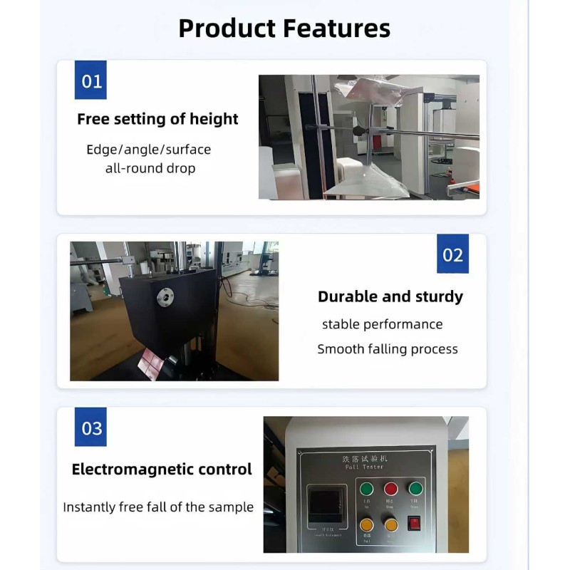 Zero Height Package Drop Tester for Laboratory Testing Equipment