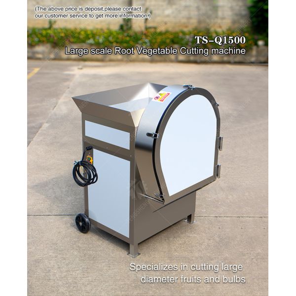 1.5KW 150KG Large slicing and slicing machine Root and stem vegetable cutting machine large knife vegetable