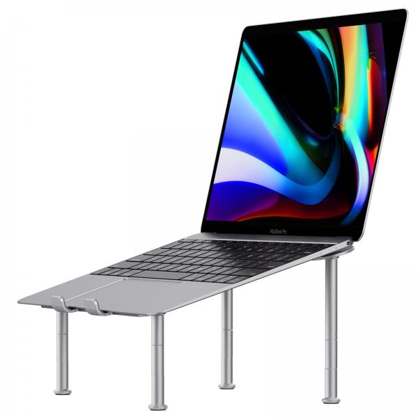 Buy 614g 15.6inch Silver Liftable Notebook Desk Stand Height Adjustable at wholesale prices