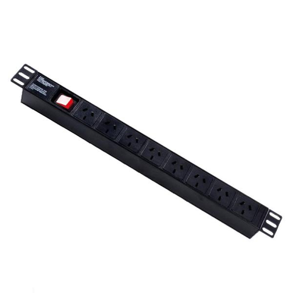 Uninflammable Aus Network Power Distribution Unit 8 Sockets 250vac 15a