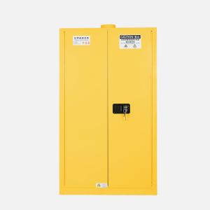 China Combustible Chemicals Safety Storage Red Fire Cabinet Self Close Door Type 45Gallon on sale