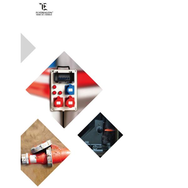 IP44 IP67 3Pin Outdoor Power Distribution Equipment Installation Connector